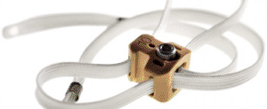 Image: The UniWallis Dynamic Stabilization System (Photo courtesy of Zimmer Spine). 